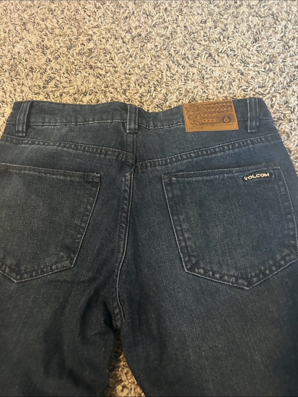 Volcom Men's Dark Indigo Relaxed Jeans